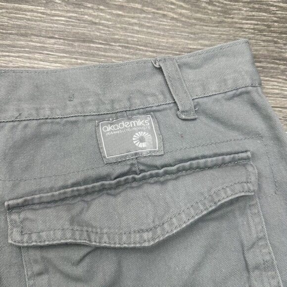 Akademiks Cargo Shorts Men's Size 40 (Actual 36) Gray Y2K Hip Hop Skater Baggy - Picture 9 of 16